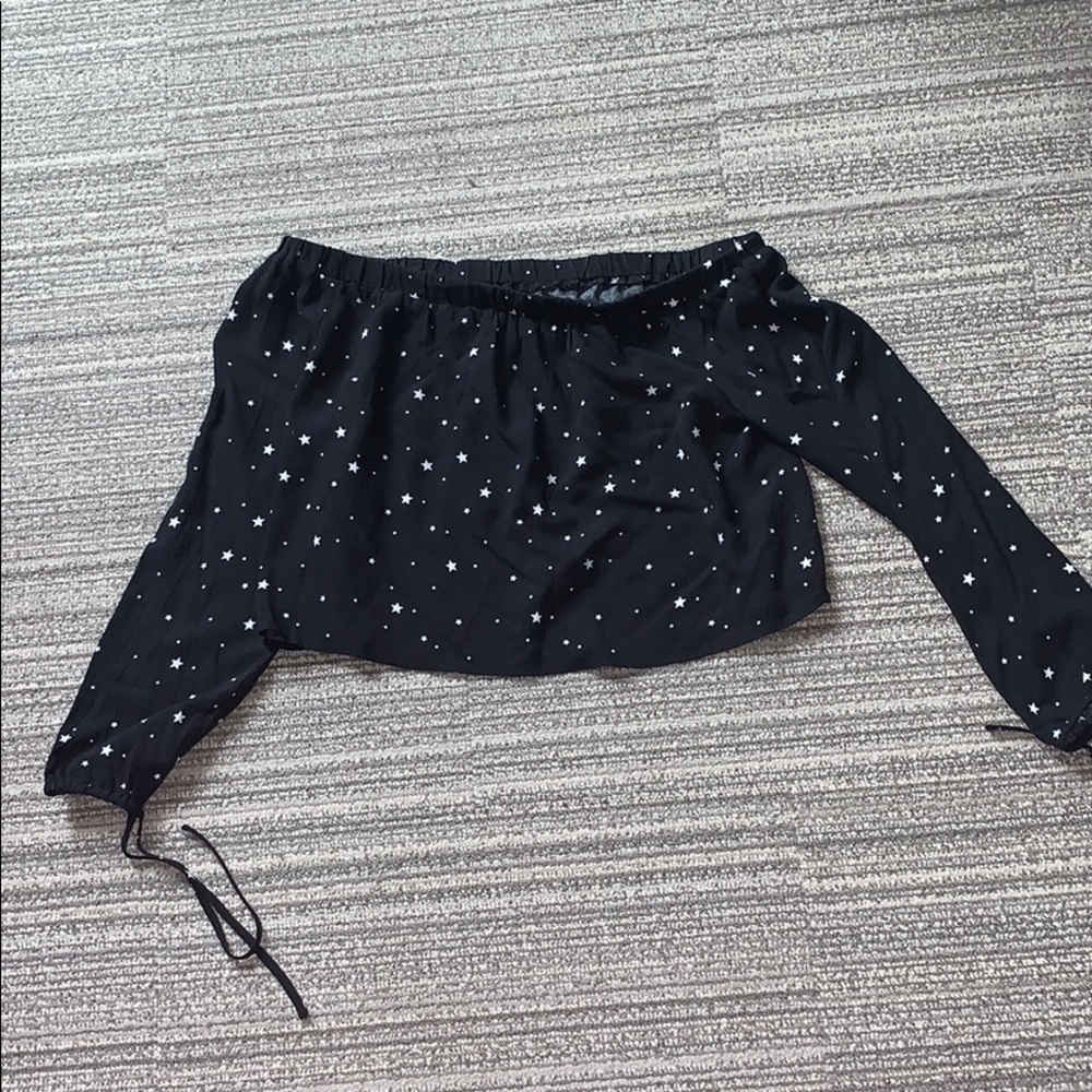 Kendall and Kylie off the shoulder top